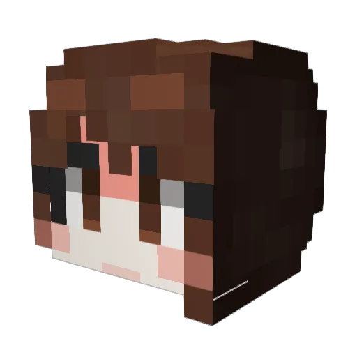 onodera08 Minecraft avatar head, 3D render