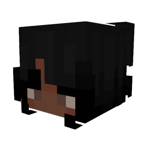 onplan3tmars Minecraft avatar head, 3D render