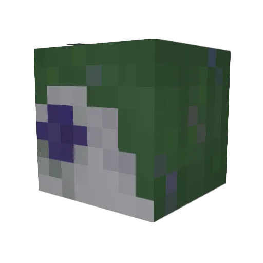 onthenights Minecraft avatar head, 3D render