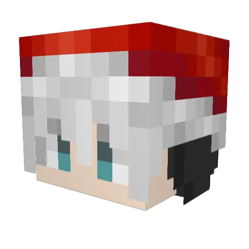 ontpctv Minecraft avatar head, 3D render