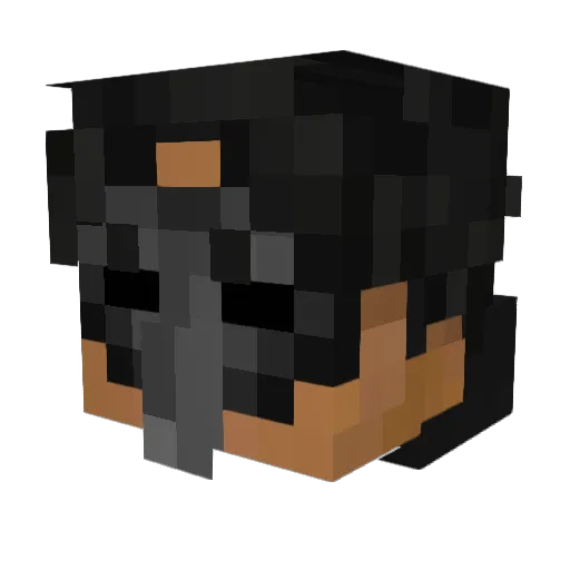 onuriis Minecraft avatar head, 3D render