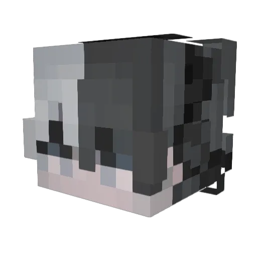 onvandy Minecraft avatar head, 3D render