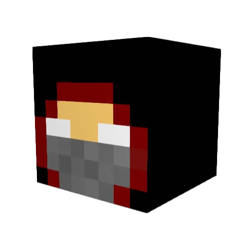 onwardtwo560 Minecraft avatar head, 3D render
