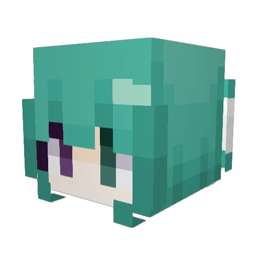 onweeey Minecraft avatar head, 3D render