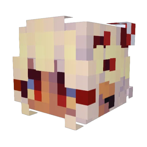 ony009 Minecraft avatar head, 3D render