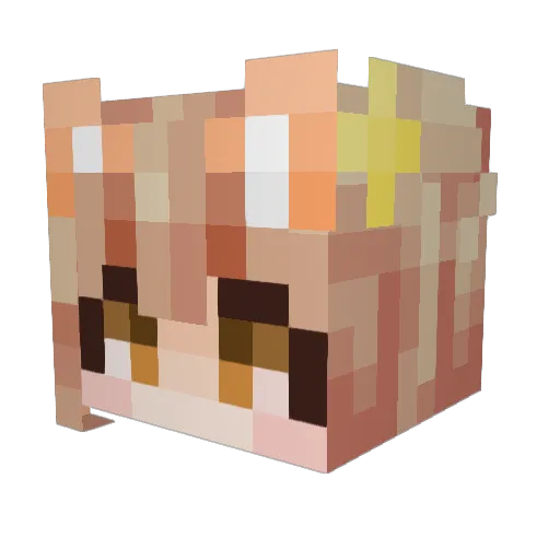 onyio Minecraft avatar head, 3D render
