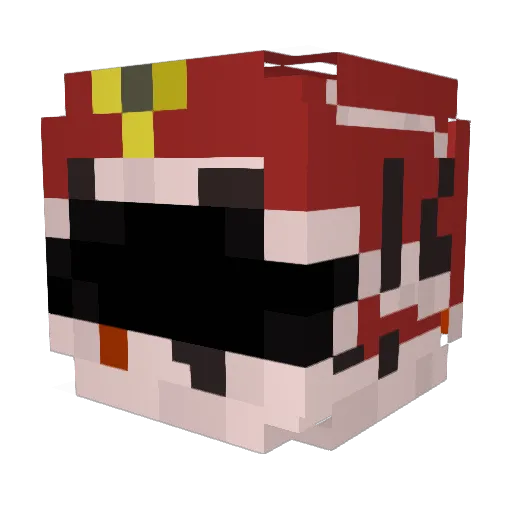 onyx111222 Minecraft avatar head, 3D render