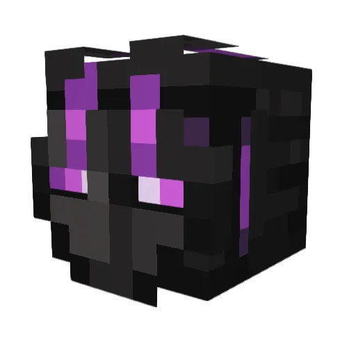onyx_nova Minecraft avatar head, 3D render