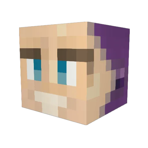 onzampie Minecraft avatar head, 3D render
