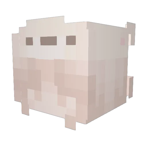 ooBear Minecraft avatar head, 3D render