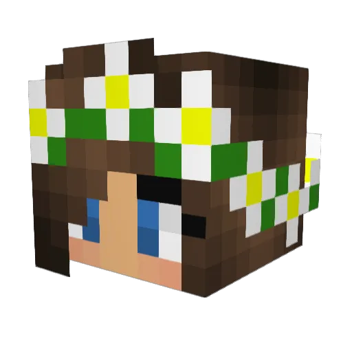 ooOdeborahOoo Minecraft avatar head, 3D render
