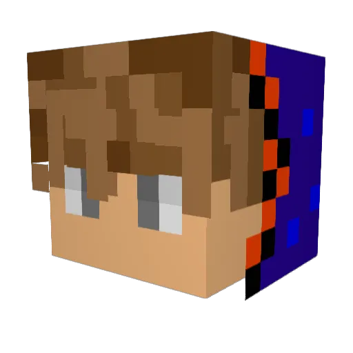 ooTempest Minecraft avatar head, 3D render
