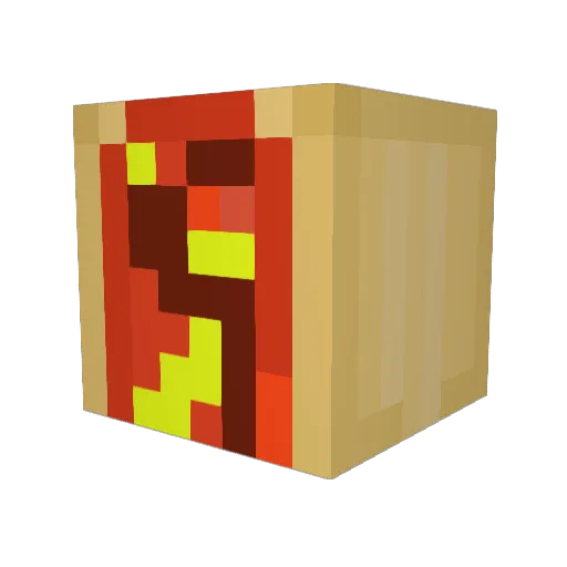 ooatleey Minecraft avatar head, 3D render