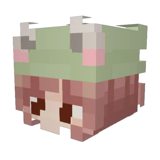 ooddfuturee126 Minecraft avatar head, 3D render