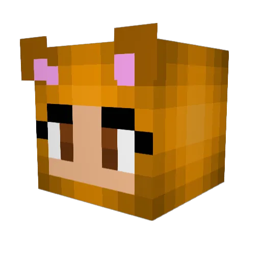 oodsh Minecraft avatar head, 3D render