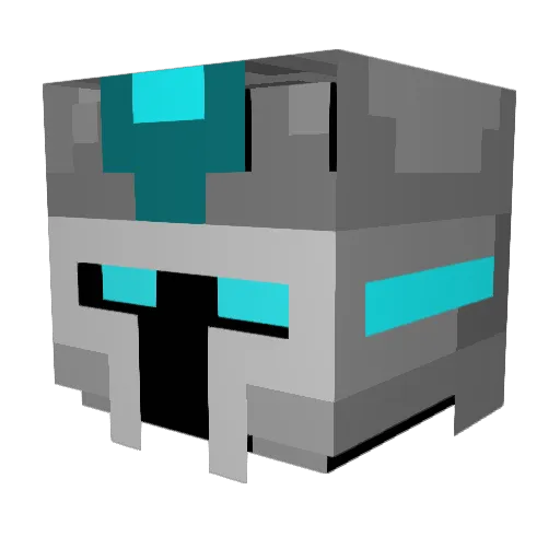 oof97 Minecraft avatar head, 3D render