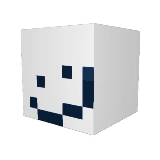 oof9868 Minecraft avatar head, 3D render