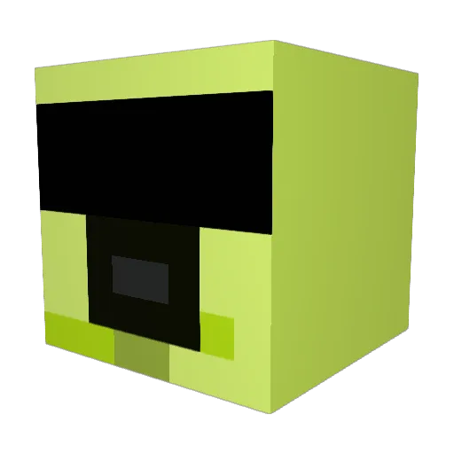 oofbotgames Minecraft avatar head, 3D render
