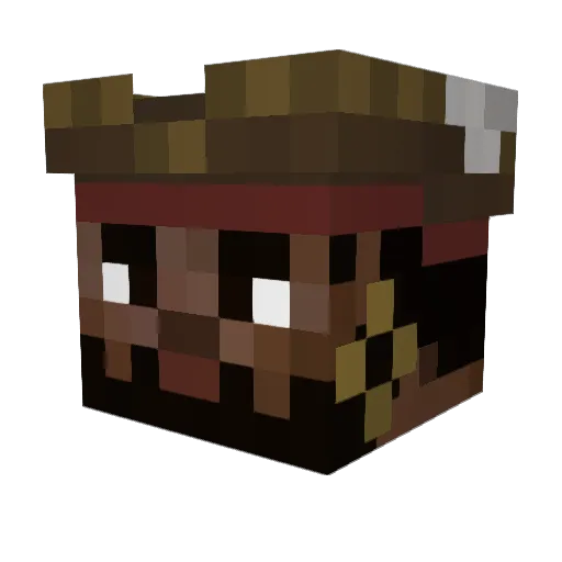 oofboy2 Minecraft avatar head, 3D render