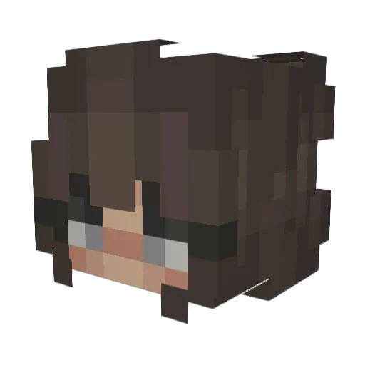 oofchar Minecraft avatar head, 3D render