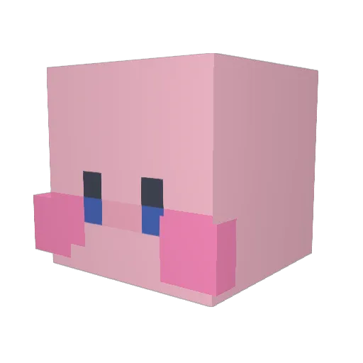 ooferdebooper Minecraft avatar head, 3D render