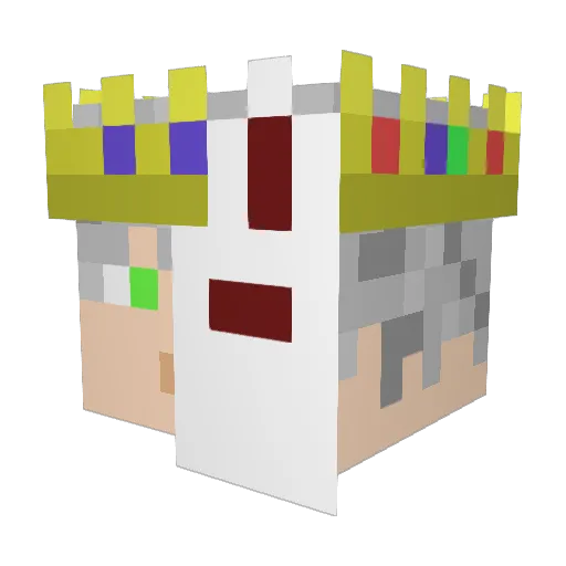 oogabooga3000 Minecraft avatar head, 3D render