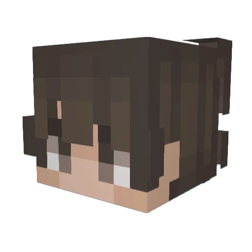 oogas Minecraft avatar head, 3D render