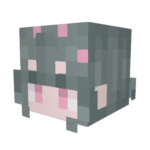 oogtheoog Minecraft avatar head, 3D render