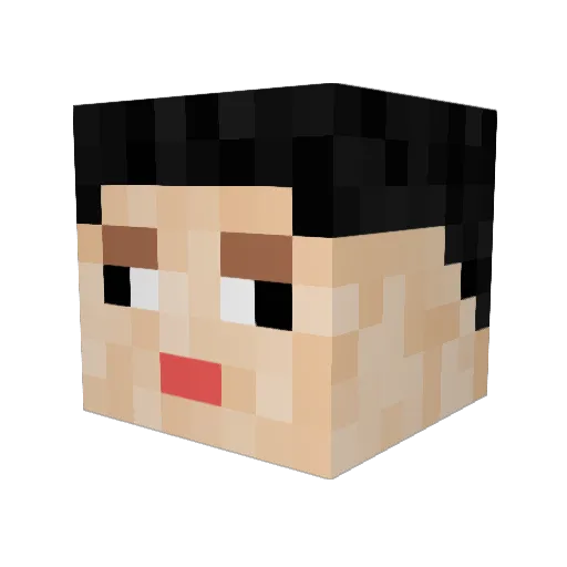 oohmandy Minecraft avatar head, 3D render