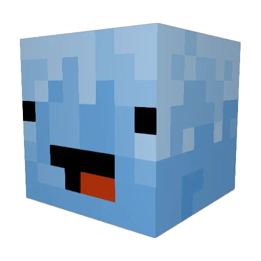 oohshethicc Minecraft avatar head, 3D render