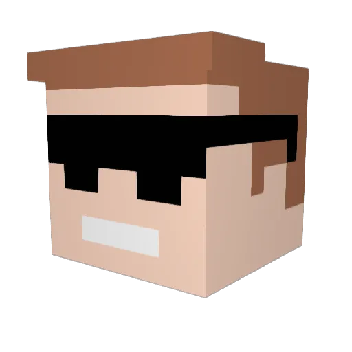 ooij2003 Minecraft avatar head, 3D render