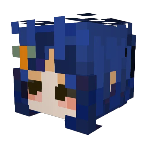 oojey Minecraft avatar head, 3D render
