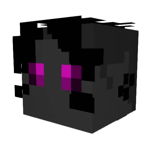 oolrat Minecraft avatar head, 3D render