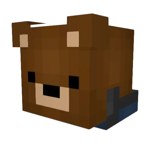 oolw Minecraft avatar head, 3D render