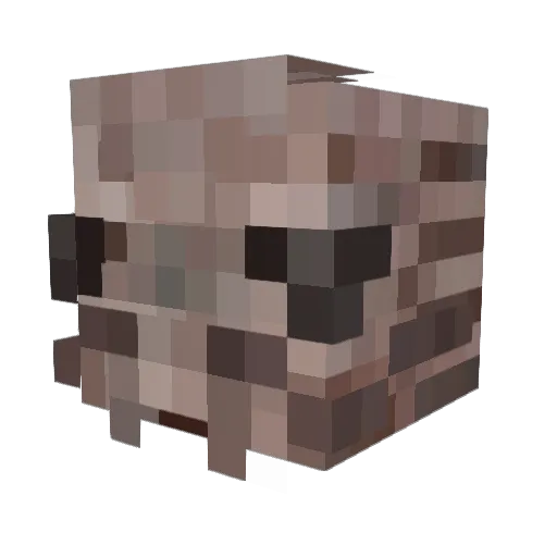 oomieowo Minecraft avatar head, 3D render