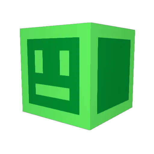 oommqq Minecraft avatar head, 3D render