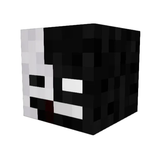 oomom Minecraft avatar head, 3D render