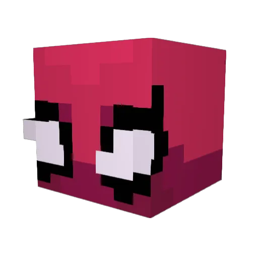 oompaloompapa Minecraft avatar head, 3D render