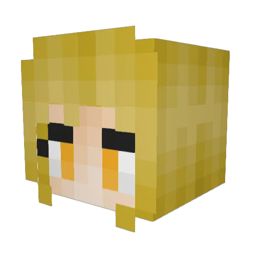 oonalulu1 Minecraft avatar head, 3D render
