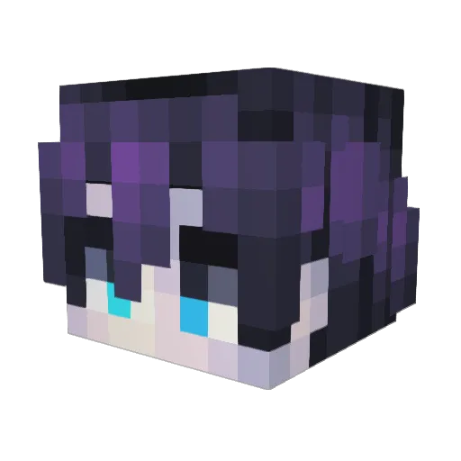 ooo_yy Minecraft avatar head, 3D render
