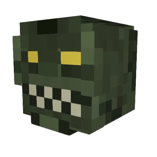 ooogwayy Minecraft avatar head, 3D render