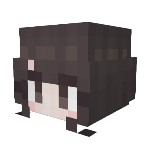 oooouno Minecraft avatar head, 3D render
