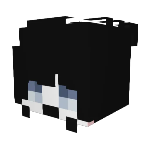 oopeki Minecraft avatar head, 3D render