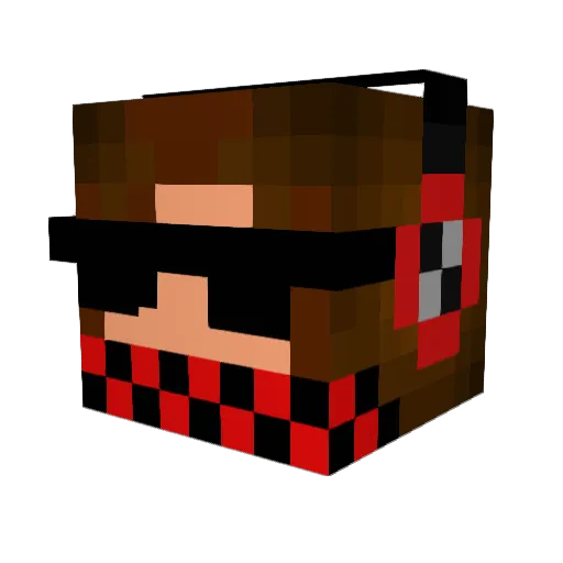 oopsheadshot14 Minecraft avatar head, 3D render