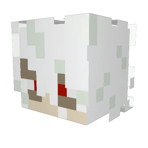 oopsie_ Minecraft avatar head, 3D render