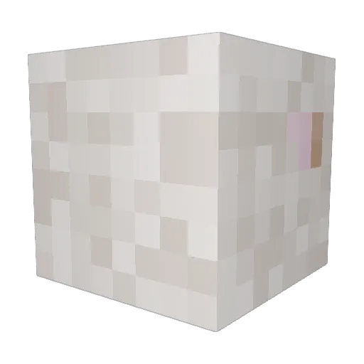 oopsiedaisee Minecraft avatar head, 3D render