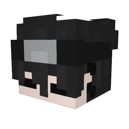 oorob3rt Minecraft avatar head, 3D render