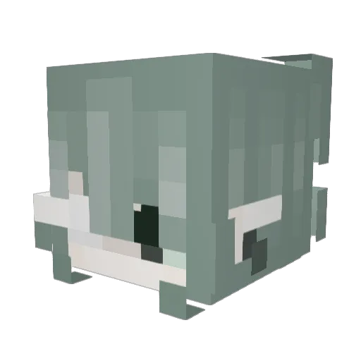 ooshawottt Minecraft avatar head, 3D render