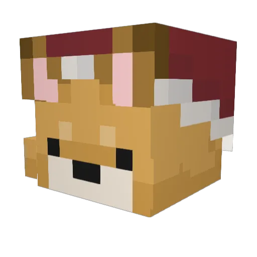 oosoheel Minecraft avatar head, 3D render