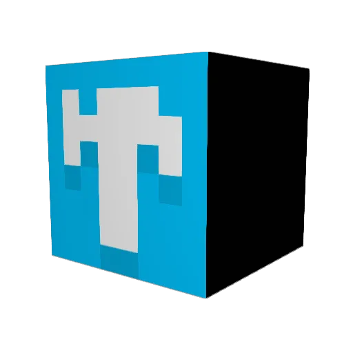ooxp Minecraft avatar head, 3D render